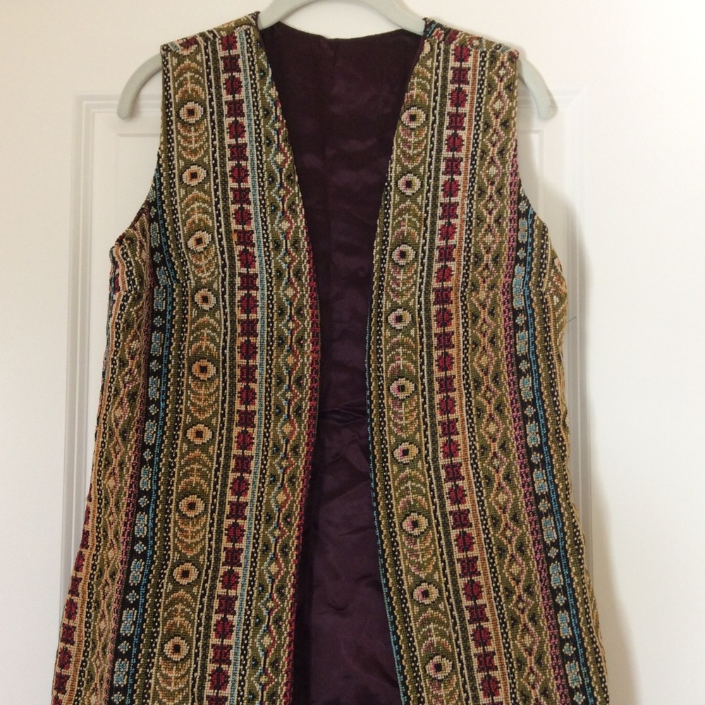 Tribal vintage vest
